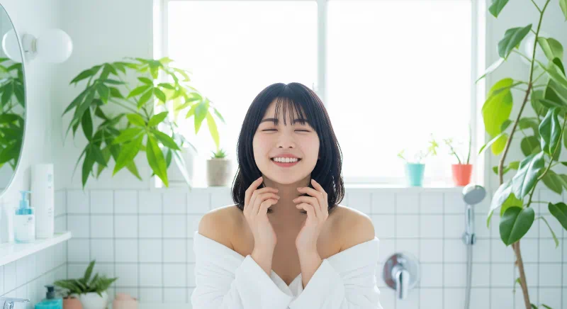 シャワーヘッドの交換で得られる美肌効果