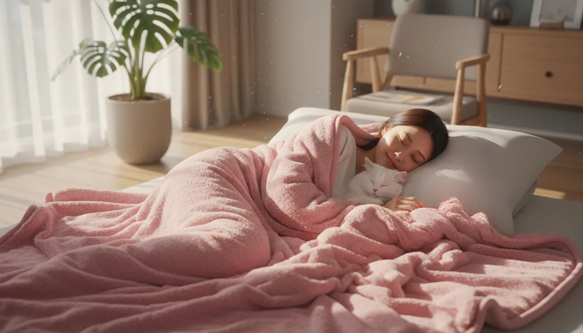 【本音レビュー】ひな暖「くるまりケット」の暖かさは？静電気やファスナーの特性、色選びの正解を徹底検証