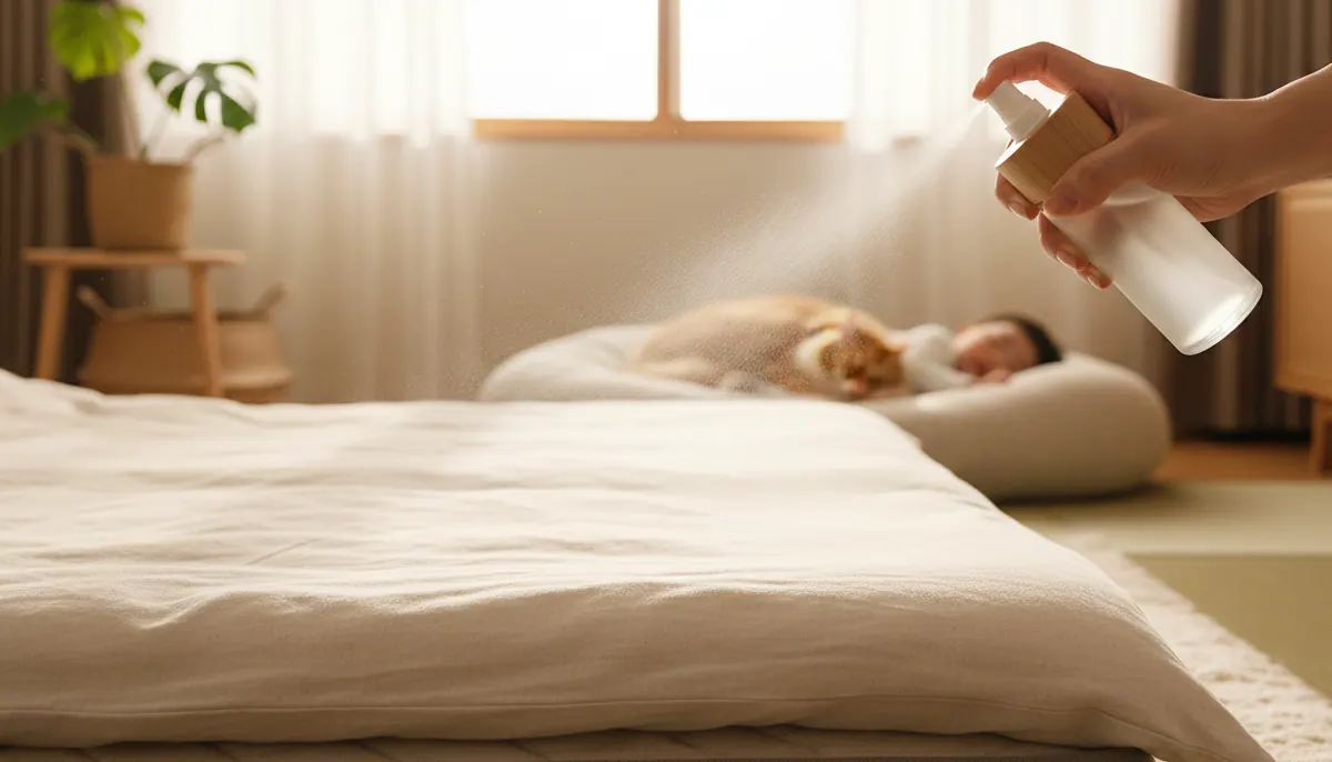 赤ちゃんや高齢者も安心!ノミ・ダニ駆除スプレーの選び方と布団の退治方法を徹底解説