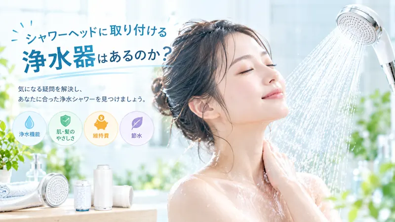 取り付け方法と浄水性能、維持費を確認して選ぼう